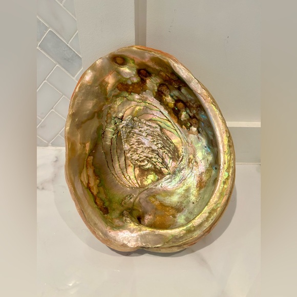 Genuine Abalone Shell Footed Bowl from the 1960's - Picture 9 of 12